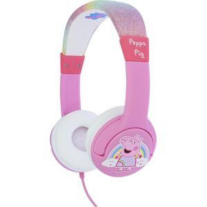 Peppa Pig Regenboog Kinder Koptelefoon - Volumebegrenzing - Verstelbaar - Comfortabel