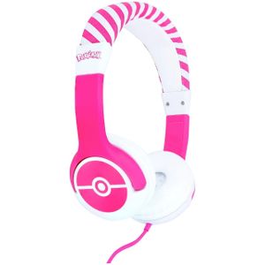 Pokémon Pink Kinder Koptelefoon - Volumebegrenzing - Verstelbaar - Comfortabel