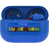 Super Mario TWS Earpods - Oplaadcase - Touch Control - Extra Eartips (Blauw)