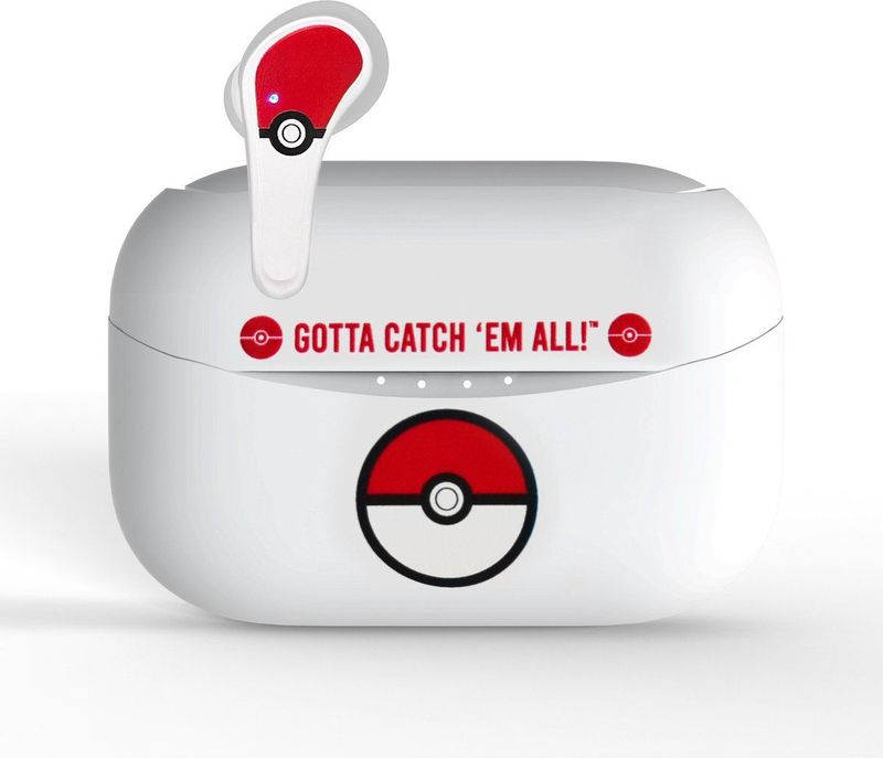 Otl Technologies - Pokemon Pokeball Earpods - Draadloze Oortelefoons - Wit - Bluetooth V5.0