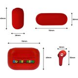 Otl Technologies - Super Mario - Draadloze Earpods - Rood - Bluetooth V5.0