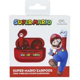 Otl Technologies - Super Mario - Draadloze Earpods - Rood - Bluetooth V5.0