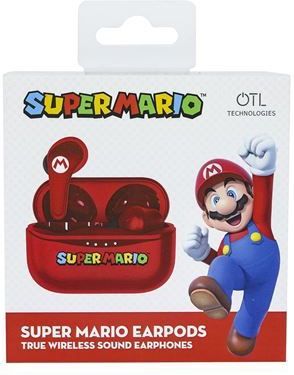 Otl Technologies - Super Mario - Draadloze Earpods - Rood - Bluetooth V5.0
