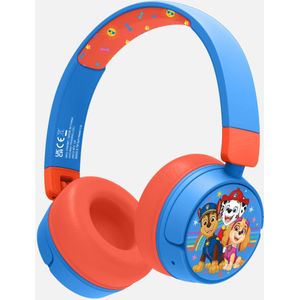 Paw Patrol - Draadloze Junior Koptelefoon - met Volumebegrenzing - Microfoon - Lange Batterijduur