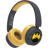 Batman Gotham City Draadloze Junior Koptelefoon - Volumebegrenzing - Microfoon - Inklapbaar - Lange Speeltijd