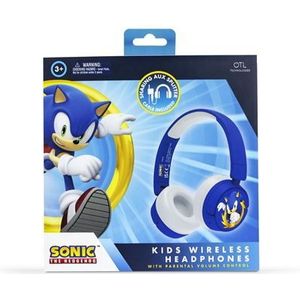 Sonic the Hedgehog - Draadloze Kinderkoptelefoon - Volumebegrenzing - Inklapbaar - Lange Batterijduur