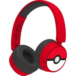 Pokémon - Pokéball Logo - Draadloze Junior Koptelefoon - met Volumebegrenzing - Microfoon