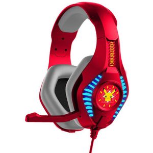 OTL PRO G5 Gaming hoofdtelefoon - Pokemon (PK0974) (Bedraad), Gaming headset, Rood