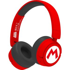 OTL Technologies SM1016 Super Mario draadloze hoofdtelefoon voor kinderen, rood