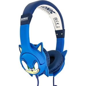 Sonic the Hedgehog - junior koptelefoon met oortjes - volumebegrenzing - verstelbaar