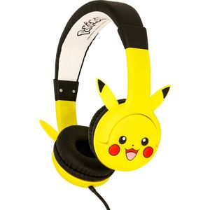 Pokémon - Pikachu - junior koptelefoon met oortjes - volumebegrenzing - verstelbaar