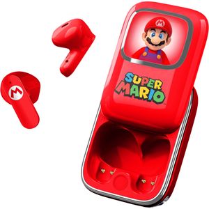 Super Mario - Draadloze Oordopjes - LED Verlichting - Oplaadcase - Touch Control - Lange Batterijduur