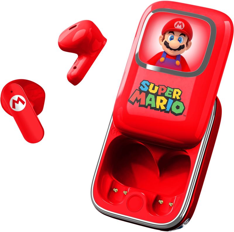 Super Mario - Draadloze Oordopjes - LED Verlichting - Oplaadcase - Touch Control - Lange Batterijduur