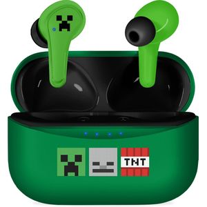 Minecraft - Draadloze Oordopjes - Oplaadcase - Bluetooth - Touch Control