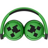 Minecraft - draadloze kinderkoptelefoon - volumebegrenzing - lange batterijduur - microfoon - inklapbaar