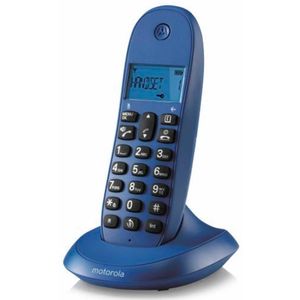 Motorola - C1001LB+ - Draadloze Vaste Telefoon - Blauw - Handenvrij - GAP-compatibel