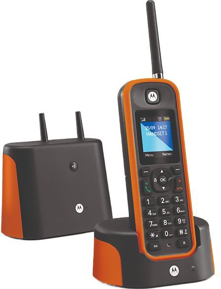 Motorola DECT O201 Draadloze Telefoon Zwart/Oranje
