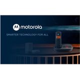 Motorola - Dect E211 - Draadloze Telefoon - Zwart-Wit - Inclusief Oproepblokkering