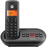 Motorola - Dect E211 - Draadloze Telefoon - Zwart-Wit - Inclusief Oproepblokkering