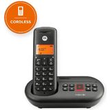 Motorola - Dect E211 - Draadloze Telefoon - Zwart-Wit - Inclusief Oproepblokkering