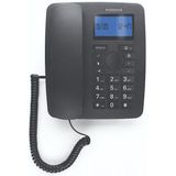 Motorola Voice - C4201 vaste telefoon met digitale draadloze handset, noodmodus, oproepdoorschakeling, verlicht display, telefoonboek voor 50 namen/nummers, handsfree bellen