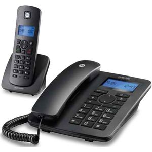 Motorola C4201 Combo Vaste Telefoon + Dect (zwart)