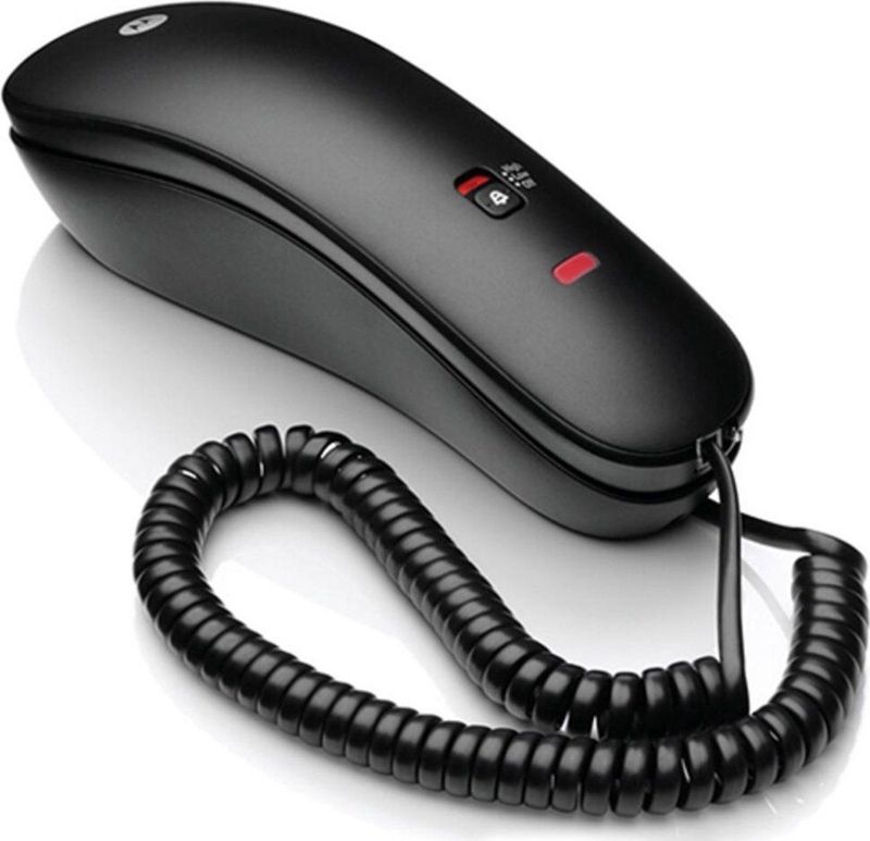 Motorola - CT50 Vaste Telefoon - Zwart - Compact Ontwerp - Microfoondemping