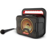 Motorola Sound Draadloze Speaker - ROKR 810 - 40 Watt - Zwart - Bluetooth 5.0 - LED - Karaoke Microfoon - Waterproof