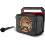 Motorola Sound Draadloze Speaker - ROKR 810 - 40 Watt - Zwart - Bluetooth 5.0 - LED - Karaoke Microfoon - Waterproof