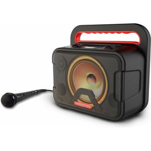 Motorola Sound Draadloze Speaker - ROKR 810 - 40 Watt - Zwart - Bluetooth - LED - Karaoke Microfoon - Waterproof