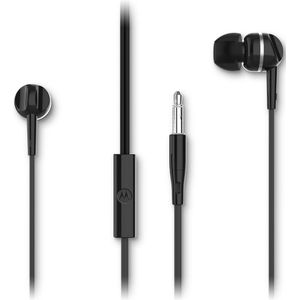 Motorola Sound Earbuds 105 - Bedrade in-ear koptelefoon - Geïntegreerde microfoon - Kristalhelder geluid - Inclusief 6 siliconen dopjes - Zwart