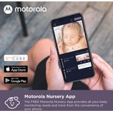 Motorola VM855 CONNECT, 300 m, Wi-Fi/FHSS, 2.4 GHz, Kamera, Weiß, 2-Wege