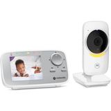 Motorola Nursery Babyfoon - VM482 - Baby Monitor met Camera - Infrarood Nachtvisie - Digitale Zoom - Temperatuurbewaking - Wit