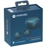 Motorola Sound Moto Buds 270 ANC Draadloze in-ear hoofdtelefoon, Bluetooth, 18 uur, actieve ruisonderdrukking, water- en zweetbestendig, zwart, S/M/L