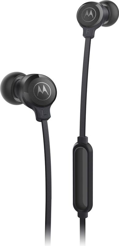 Motorola - Sound In-ear Koptelefoon - Zwart - Met Kabel - Built-in Microfoon