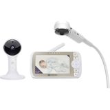 Motorola - VM65X - Baby Videomonitor - Wit - 5 Inch 1080p Wi-Fi