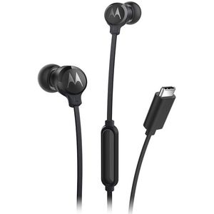 Motorola - Earbuds3cs - Koptelefoon - Zwart - USB Type-C - In-ear Oordopjes met Inline Bediening