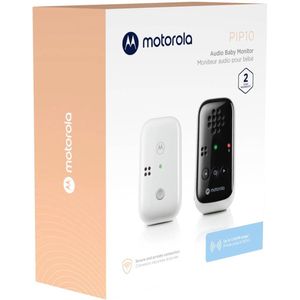 Motorola Nursery Babyfoon PIP10 - 230V - Draagbare Ouder Unit - 300 Meter Bereik - Incl. 2 Stroomadapters - Kunststof - Wit
