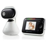 Motorola Baby Monitor met Camera 230V PIP1200 - Tweewegcommunicatie - Infrarood Nachtvisie - 300 M bereik - Wit