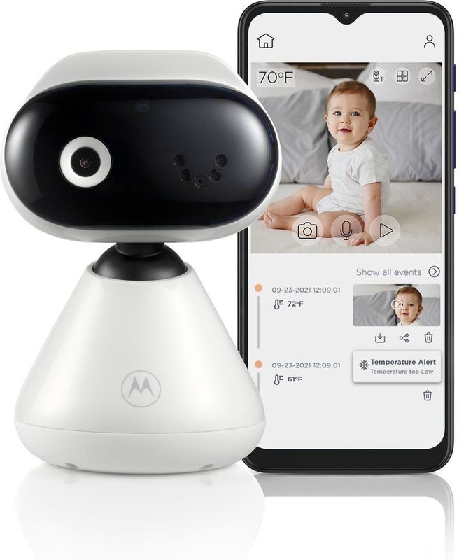 Motorola - PIP1000 - Babyfoon - Wit - Digitale Zoom - Nachtzicht