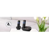 Motorola - E212 Digitale Draadloze Telefoons - Zwart - 2 Stuks