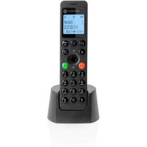 Motorola - DOT201 - Draadloze DECT-telefoon - Zwart - Met Blauw Verlicht Display