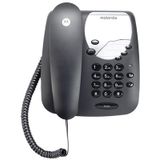 Motorola CT1 - Huistelefoon - Zwart - Bedraad - 20 Nummers
