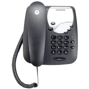 Motorola CT1 - Huistelefoon - Zwart - Bedraad - 20 Nummers