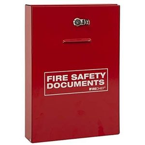 Firechief DHS2 Documenthouder met Latch, Rood
