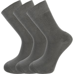 Bamboe sokken - 3 paar - Grijs - Maat 35-37
