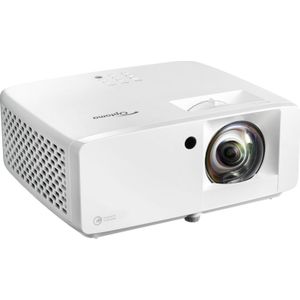 Optoma UHZ35ST 4k Home Cinema Laser Short Throw Projector - 3500 Lumen Throw: 0,496:1