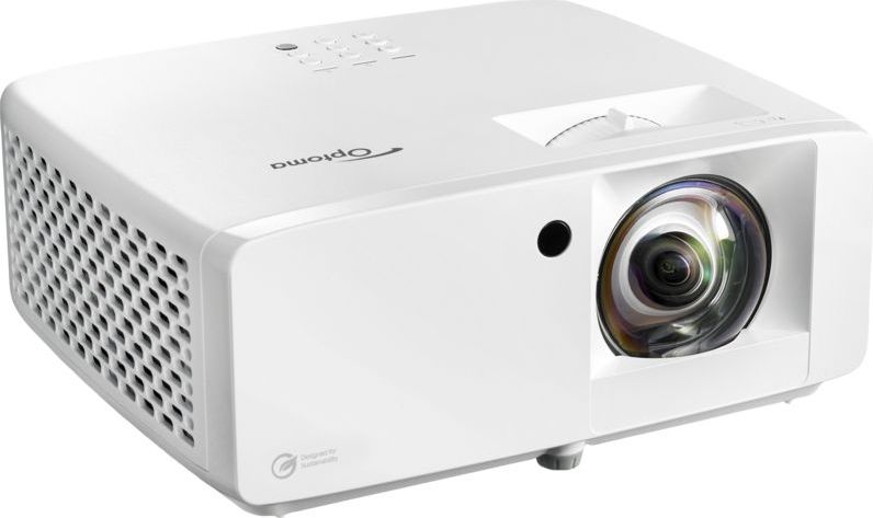 Optoma UHZ35ST 4k home cinema laser short throw projector - 3500 lumen throw: 0,496:1