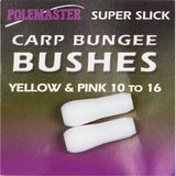 Drennan Carp Bungee Bushes Super Slick (2 pcs) Maat : Pink & Red 14 to 20