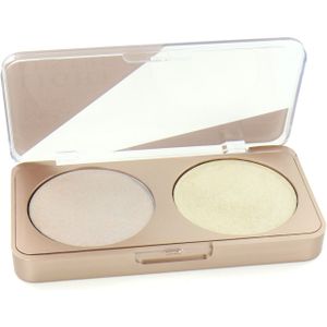 MUA - Light Lustre Duo Highlighter - Majesty - 2 Stuks